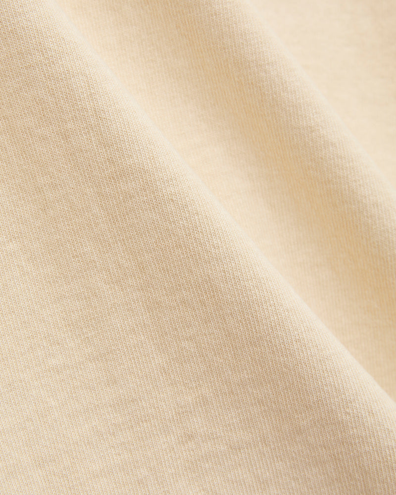 Stand Wheeler Pigment-Dyed T-Shirt in Cream