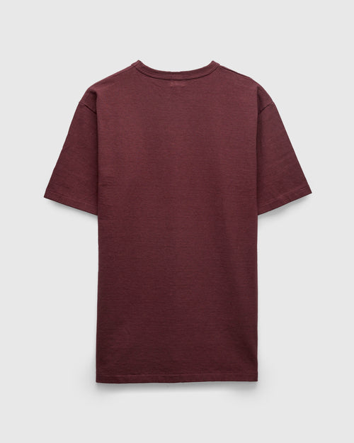 Stand Wheeler T-Shirt in Bordeaux