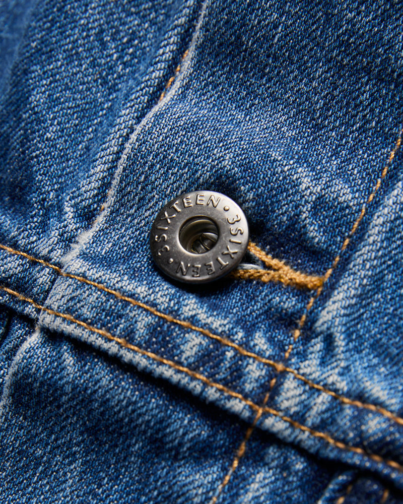 101x Stonewashed Type-3 Denim Jacket in Indigo