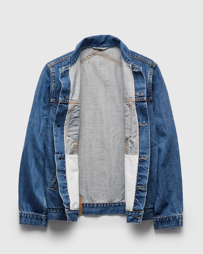 101x Stonewashed Type-3 Denim Jacket in Indigo