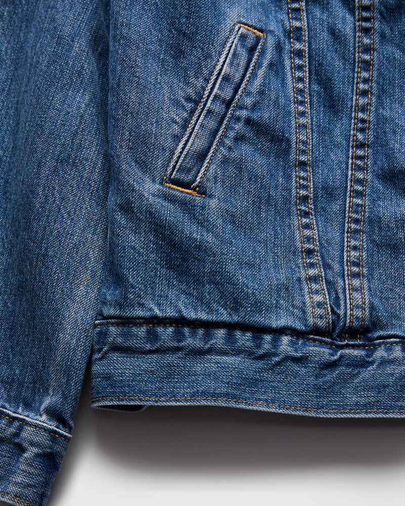 101x Stonewashed Type-3 Denim Jacket in Indigo