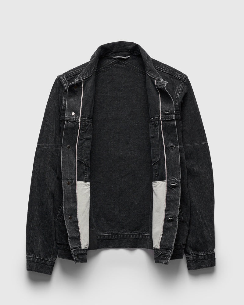 222x Stonewashed Type-3 Denim Jacket in Black