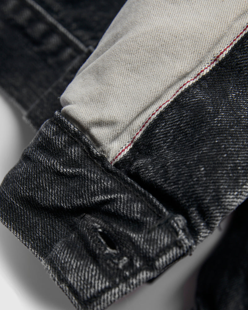222x Stonewashed Type-3 Denim Jacket in Black