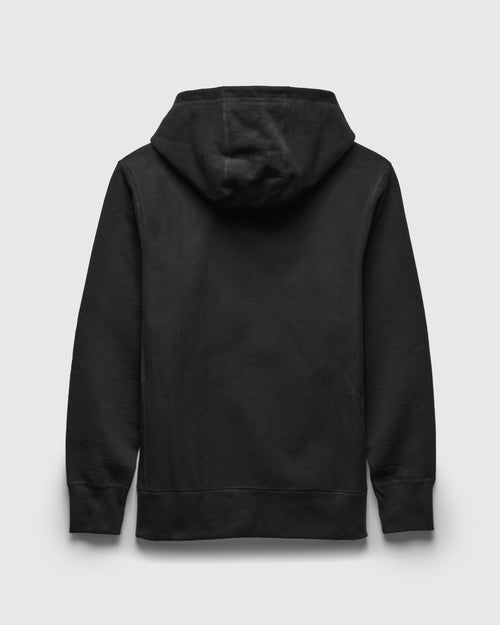 Heavyweight Zip Hoodie in Black