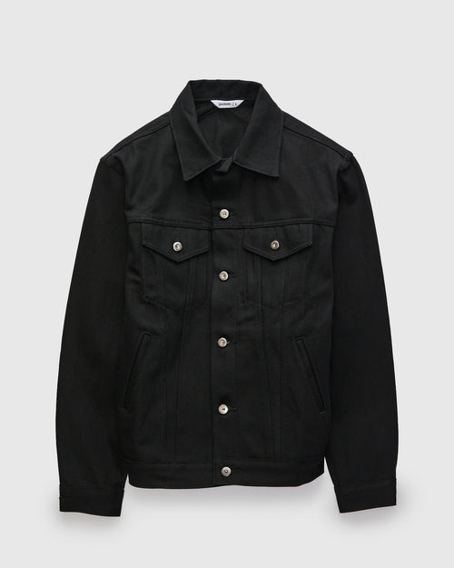 Type 3s Denim Jacket in Double Black