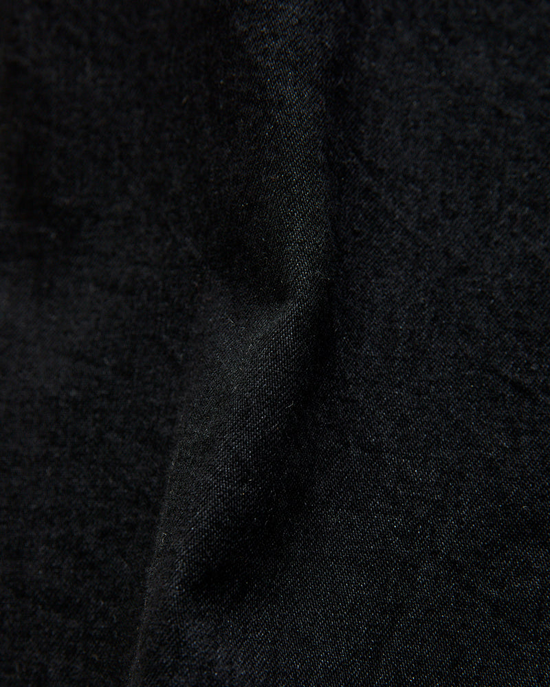Calico Western Shirt in Black Denim