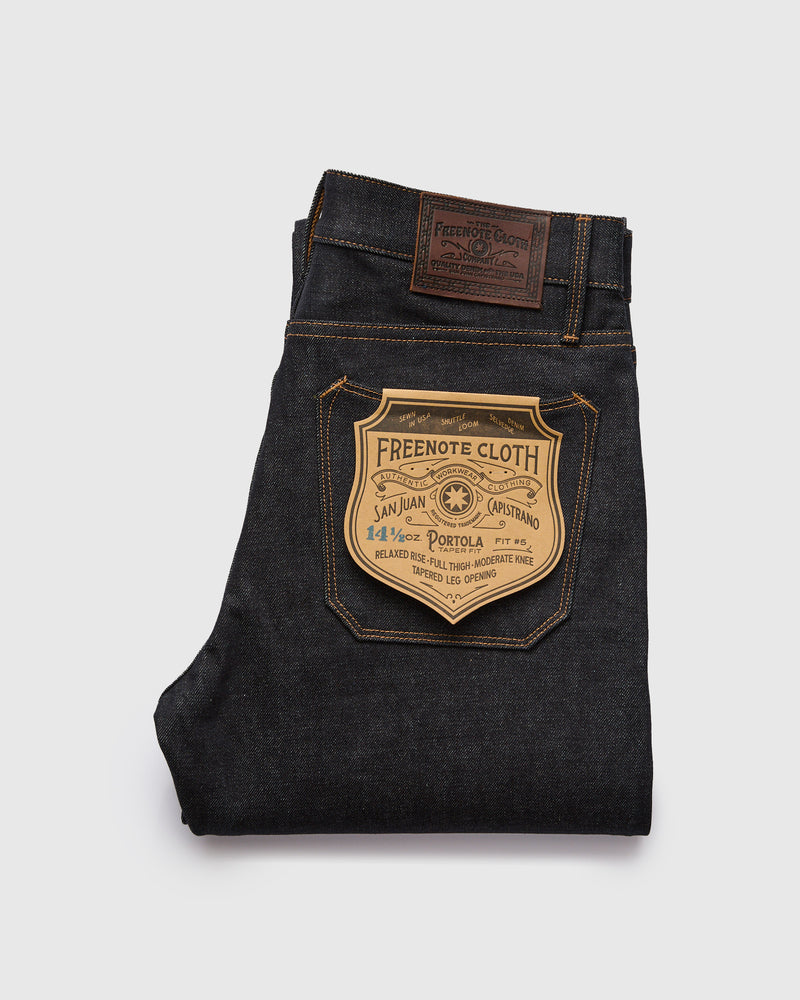 "Portola" 14.5oz Selvedge Denim - Tapered Fit