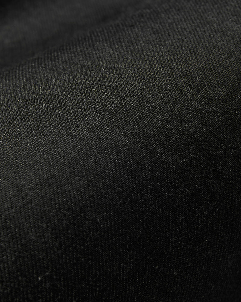 "Portola" 14.25oz Black Grey Selvedge Denim - Tapered Fit