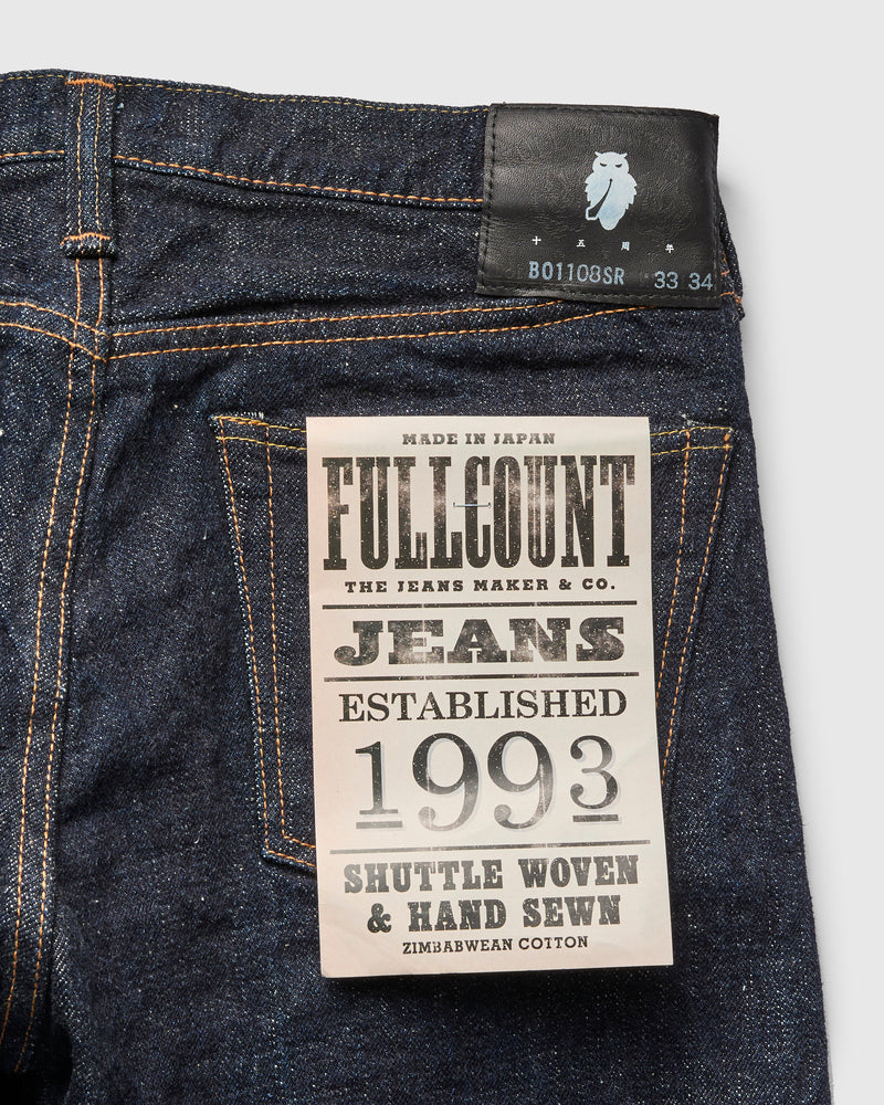 B1108SR "Super Rough" 15.5oz Selvedge Denim - Slim Straight Fit