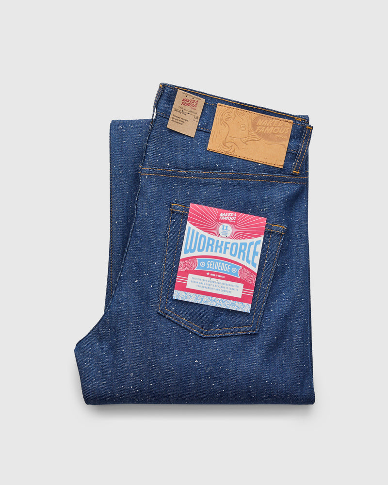 "Workforce Selvedge" 10.9oz Nep Selvedge Denim - Strong Guy Fit