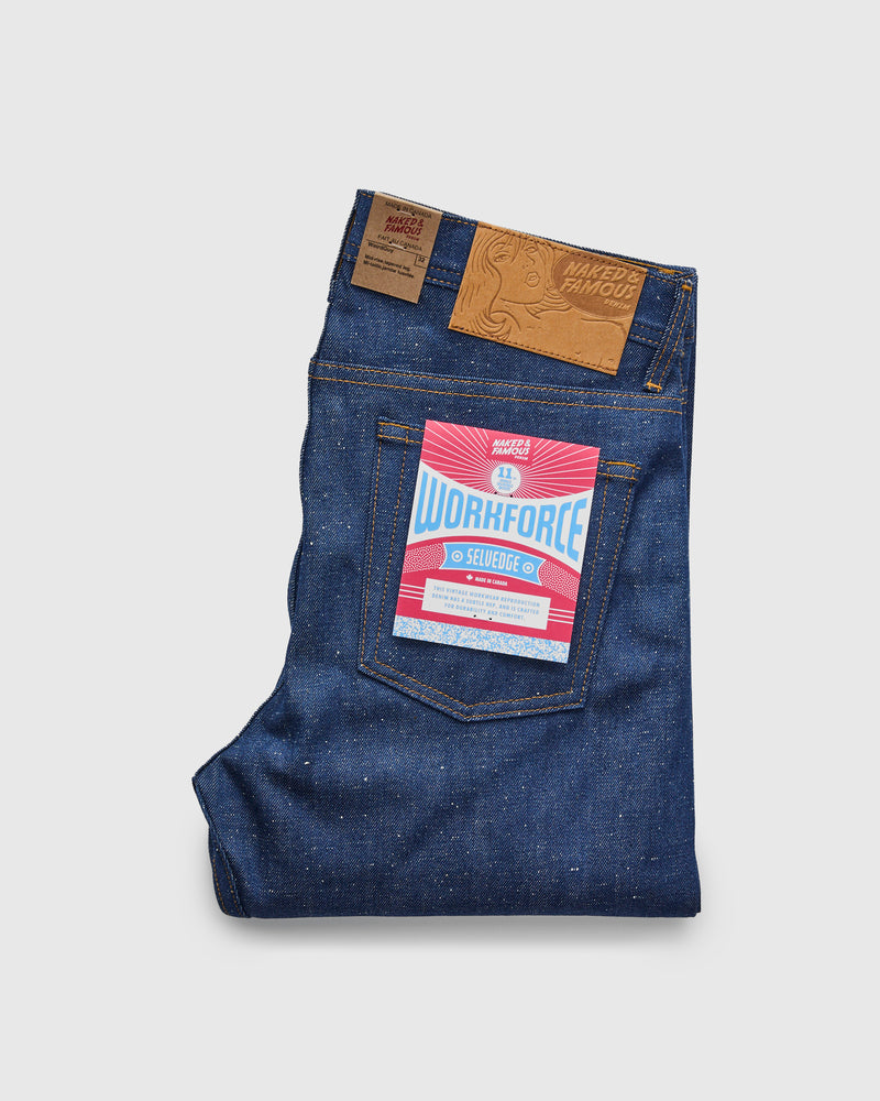 "Workforce Selvedge" 10.9oz Nep Selvedge Denim - Weird Guy Fit