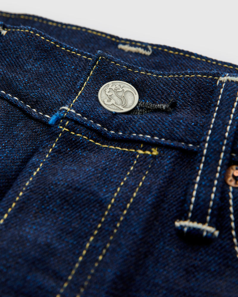 202TB "Yurai" 15oz Natural Indigo Selvedge Denim - High Tapered Fit