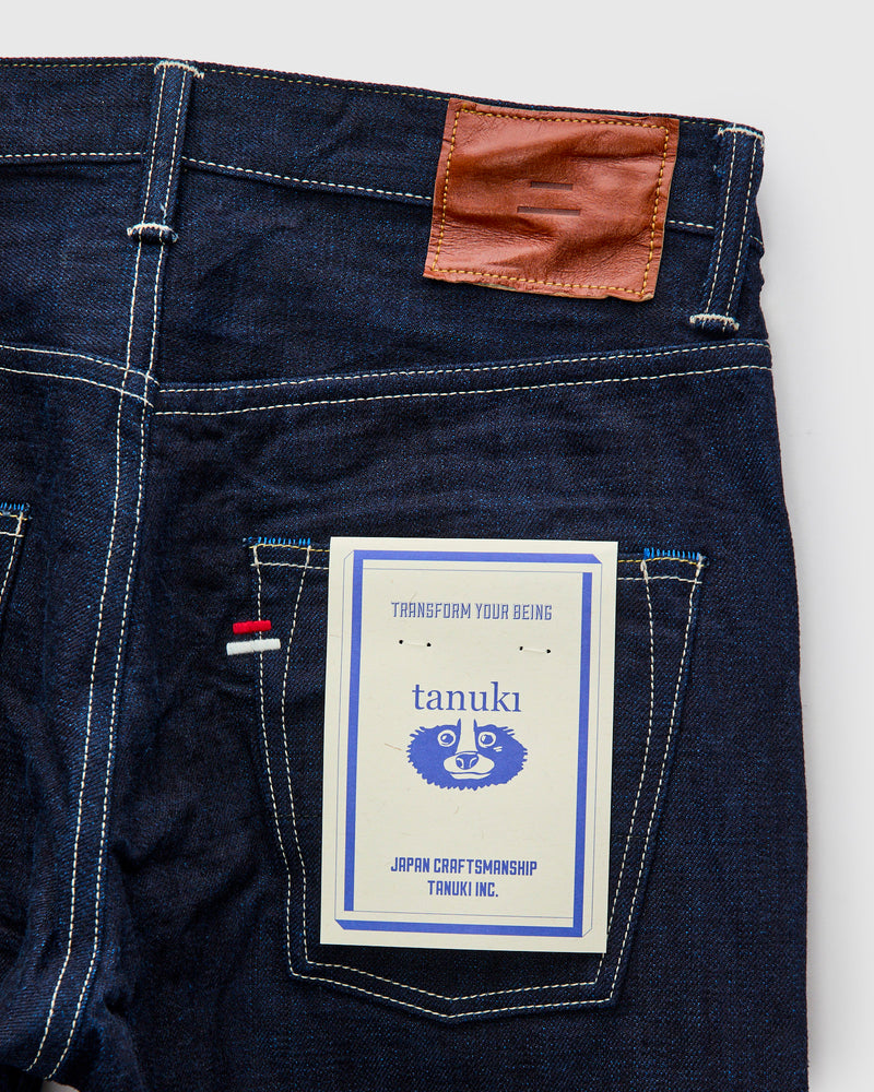 202TB "Yurai" 15oz Natural Indigo Selvedge Denim - High Tapered Fit