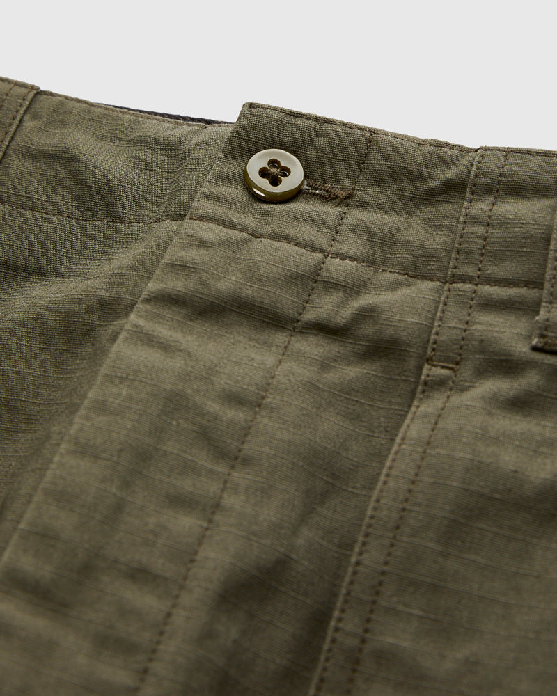 Fatigue Pants in Olive Heavyweight Cotton Ripstop