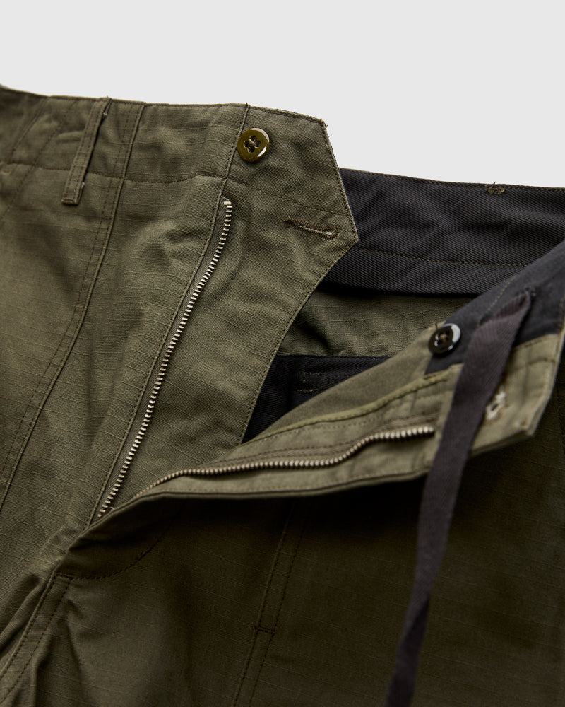 Fatigue Pants in Olive Heavyweight Cotton Ripstop