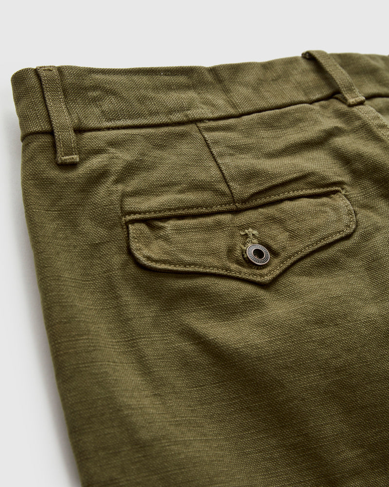 14oz Slub Workers Chino in Army