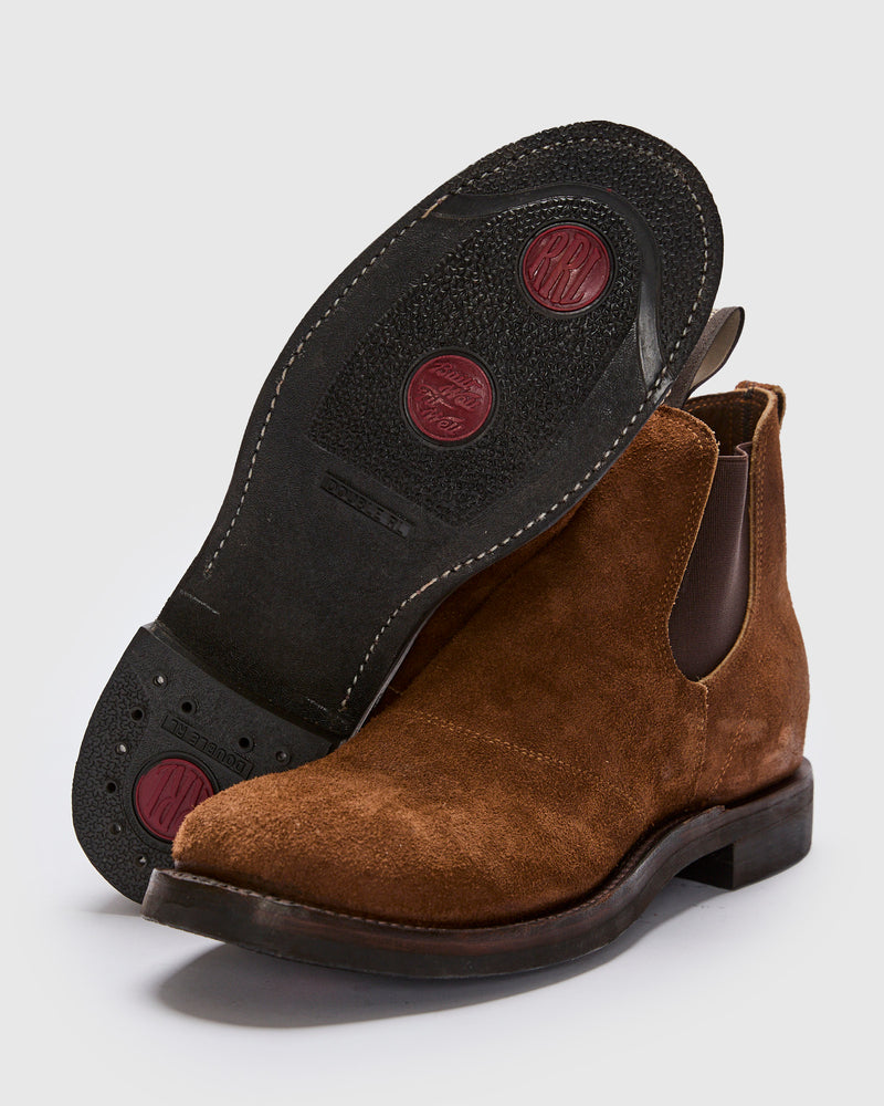 Congress Chelsea Boot in Brown Roughout