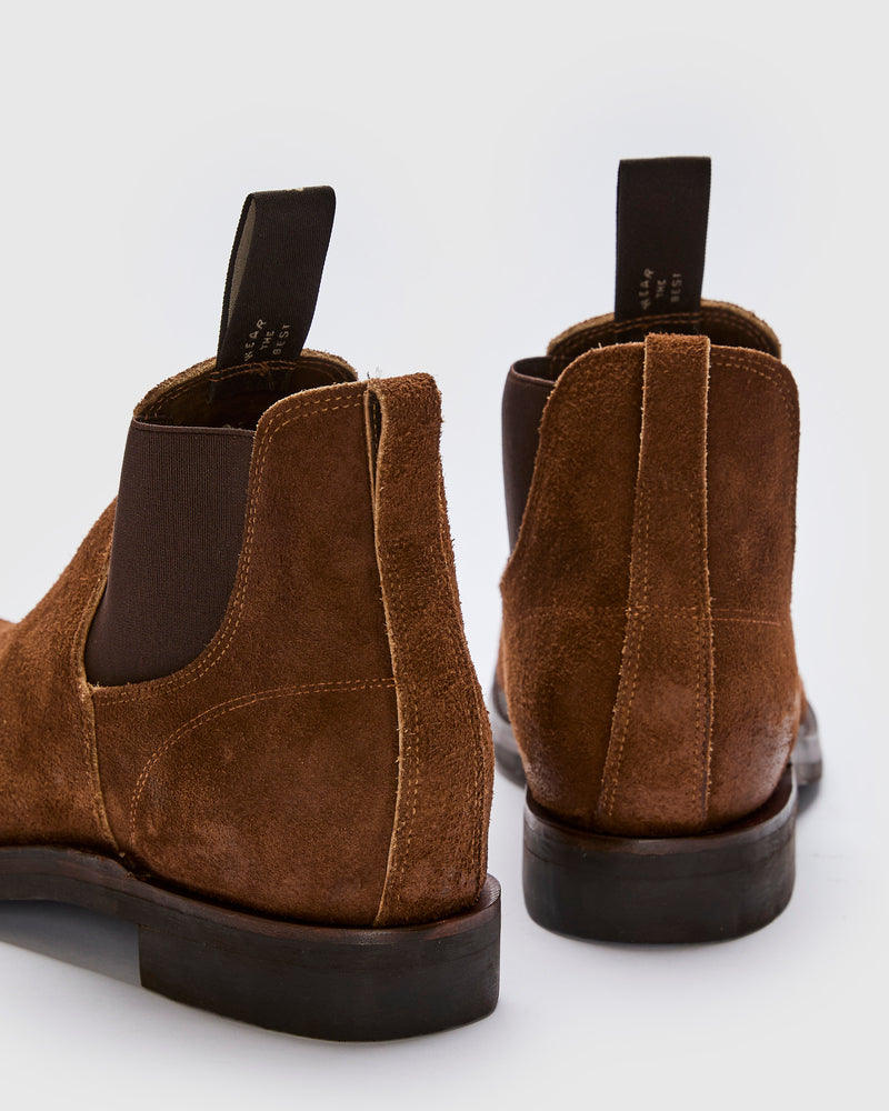 Congress Chelsea Boot in Brown Roughout