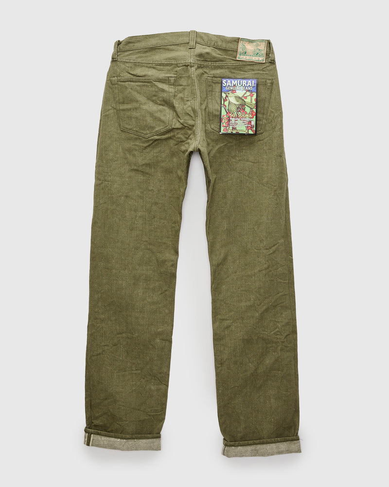 S0150GNX "Uguisu" 17oz Selvedge Denim - Regular Straight Fit