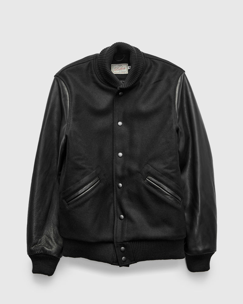 Varsity Jacket in Black