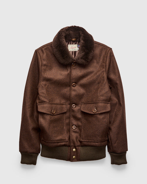 Winston Jacket in Red Oak/Brown