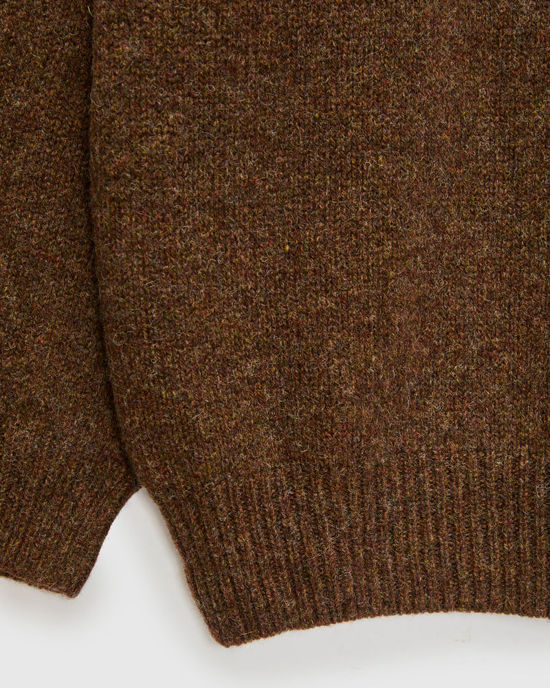 "Boxy Space Knit" Wool Sweater in Spark