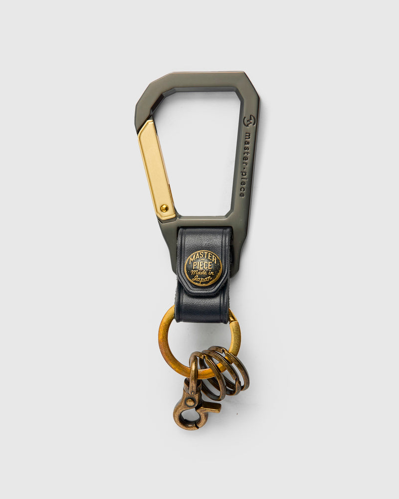 Carabiner Keychain in Navy