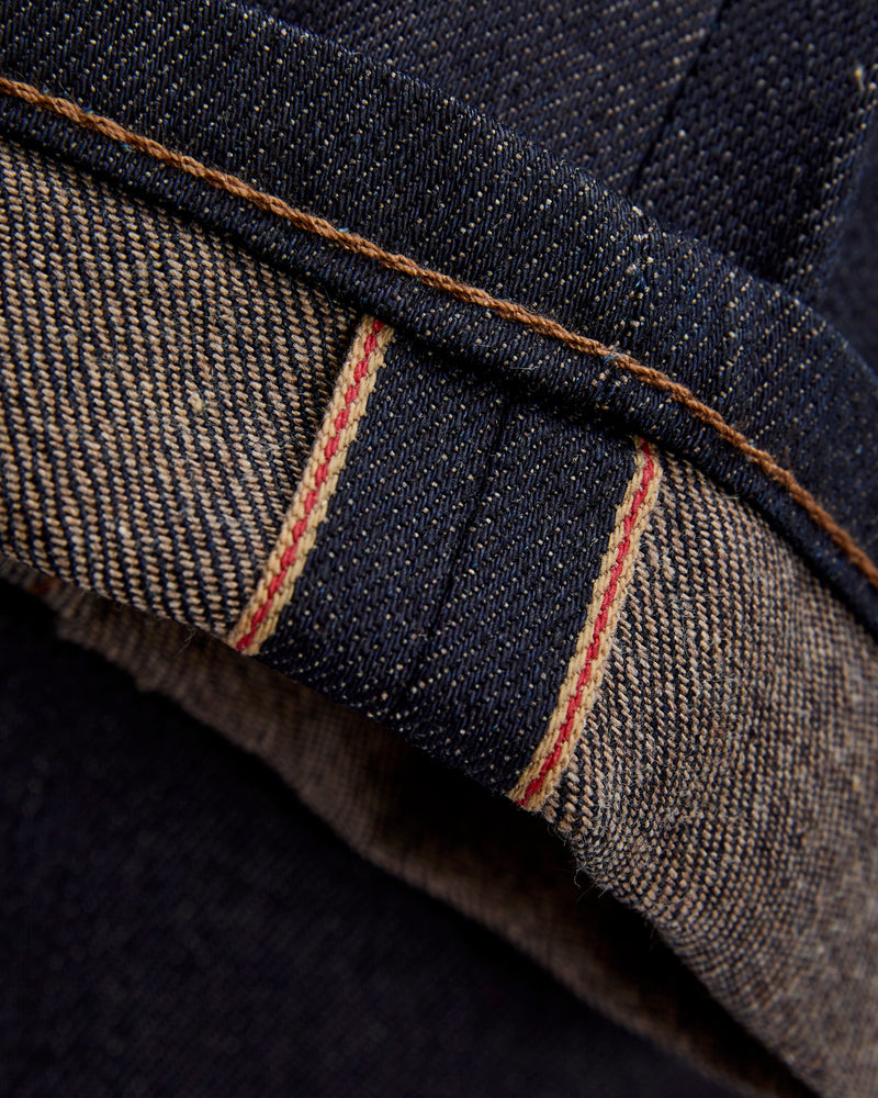 "Coffee Dye" 12.5oz Selvedge Denim - Weird Guy Fit