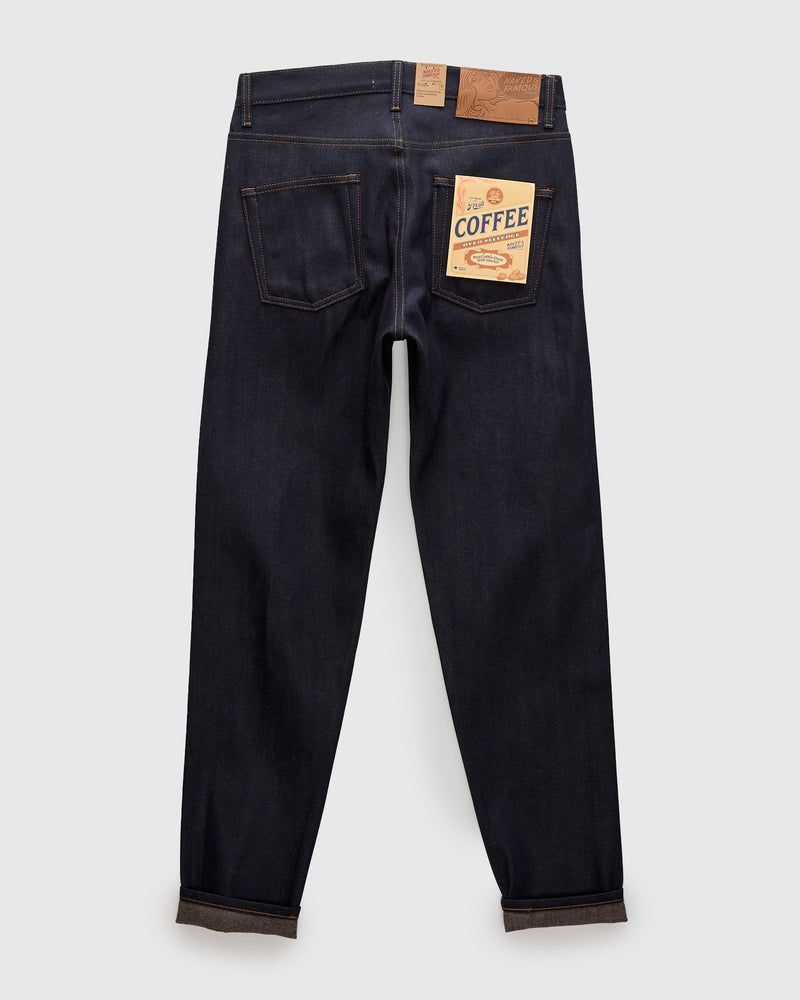 "Coffee Dye" 12.5oz Selvedge Denim - Easy Guy Fit