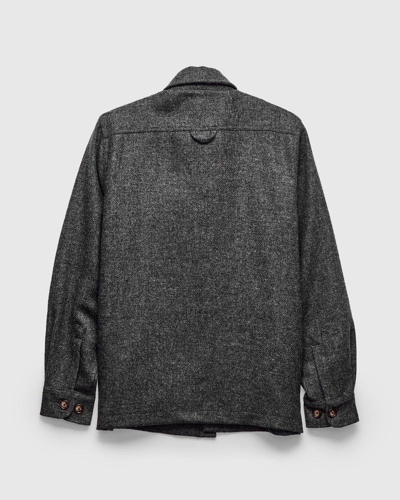 Wool Field Overshirt in Grey