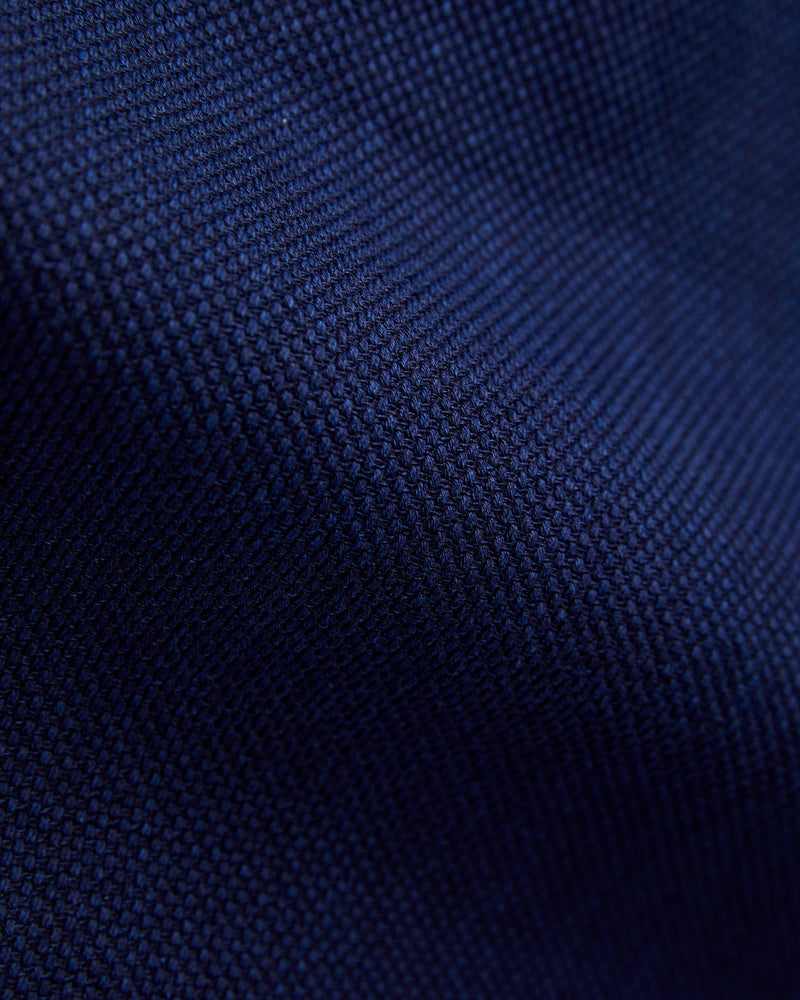 Double Cloth Sashiko Trousers in Hand Dyed Indigo