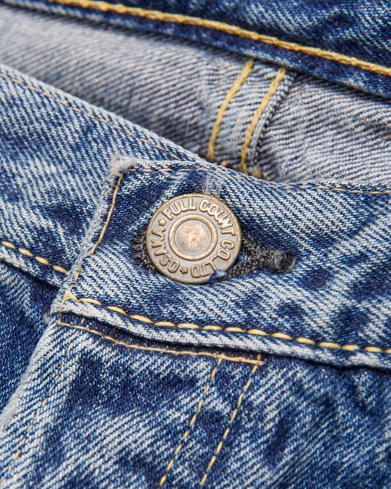 1341-0105US "WWII Dartford" 13.7oz Washed Selvedge Denim - Wide Fit