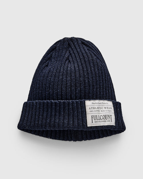 Rib Watch Cap in Indigo