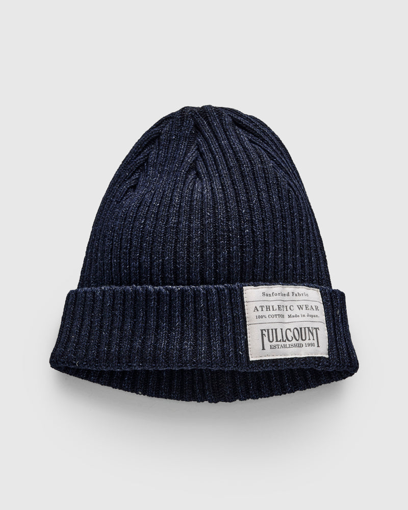 Rib Watch Cap in Indigo