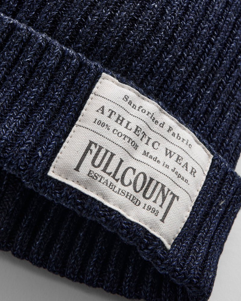 Rib Watch Cap in Indigo