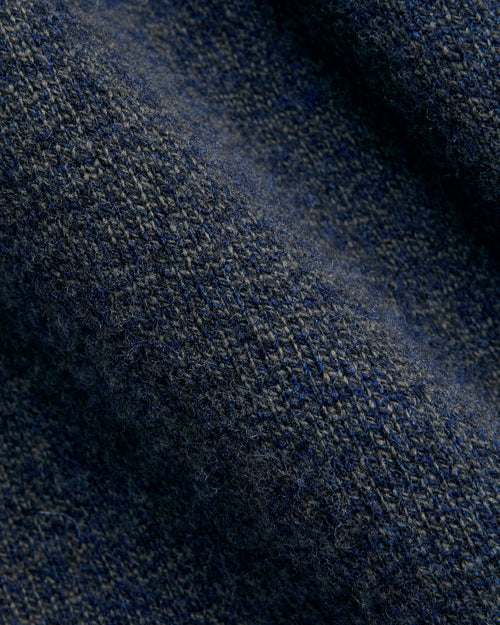 "High Pressure" Wool Zip Cardigan in Cosmo Mix