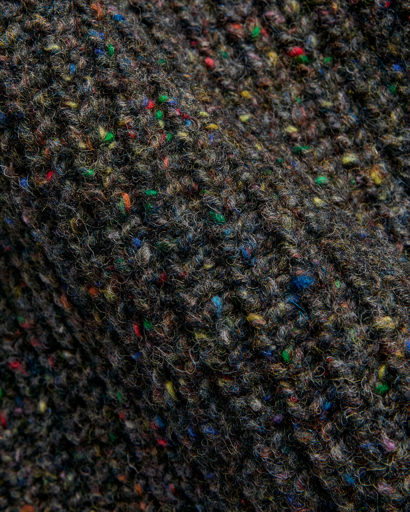 "Loose Ends" Wool Knit Cardigan in Astro