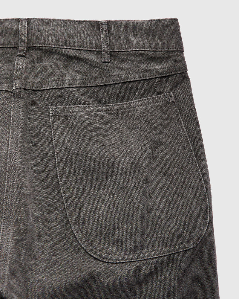 Cotton Hemp Painter Pants in Sumi