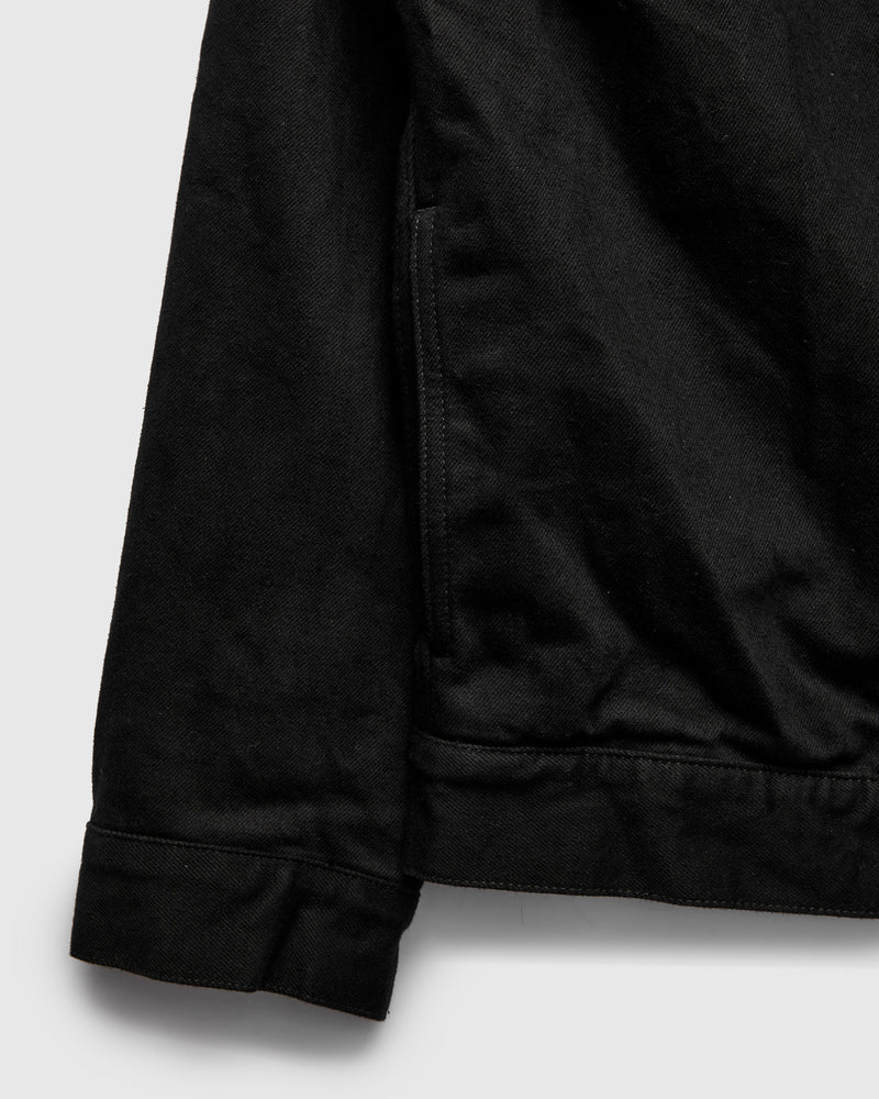 MMGJ6001 "Kyoto Montsuki" 15oz Black Selvedge Denim Type-1 Jacket