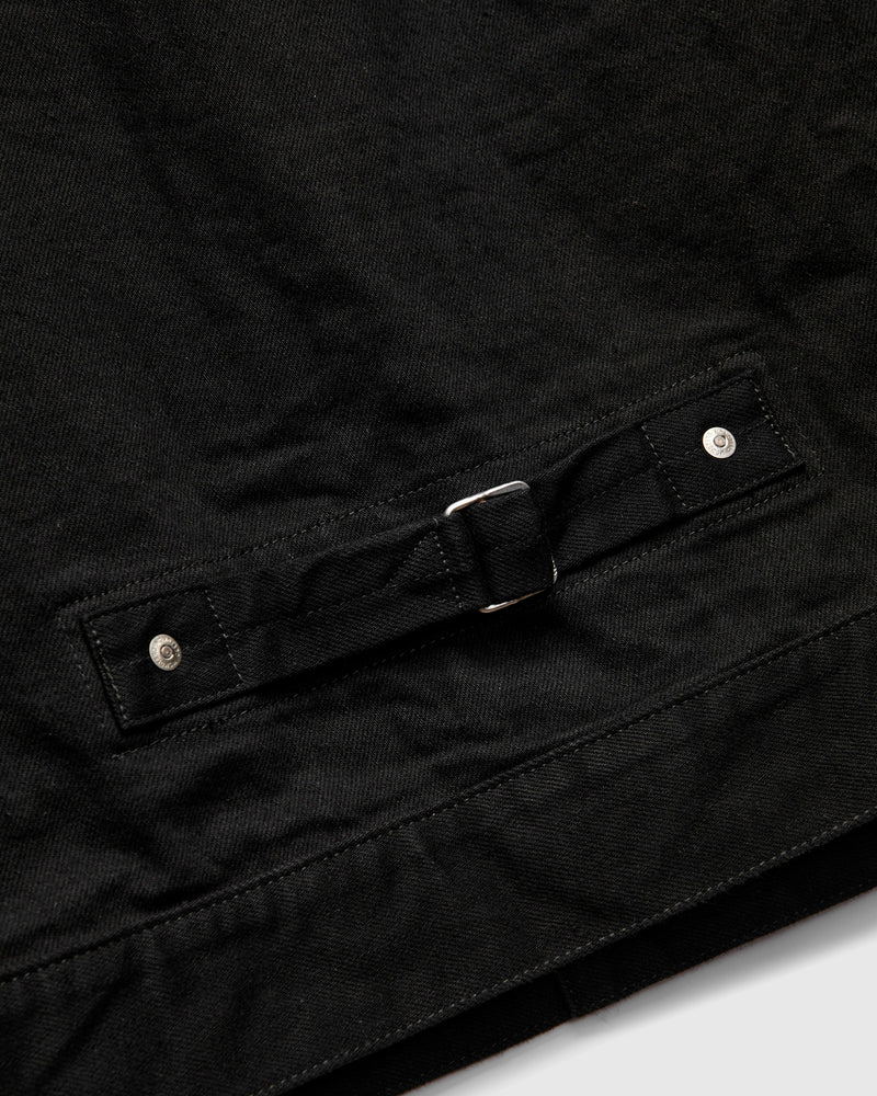 MMGJ6001 "Kyoto Montsuki" 15oz Black Selvedge Denim Type-1 Jacket