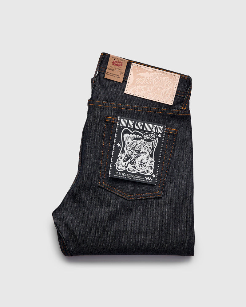 "Dia De Los Muertos Selvedge" 12.5oz Selvedge Denim - Weird Guy Fit