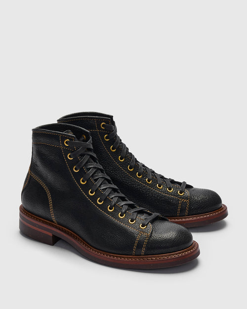 Monkey Boot in Hokkaido Ezo Bear Black