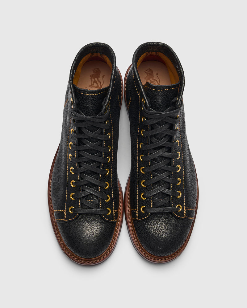 Monkey Boot in Hokkaido Ezo Bear Black