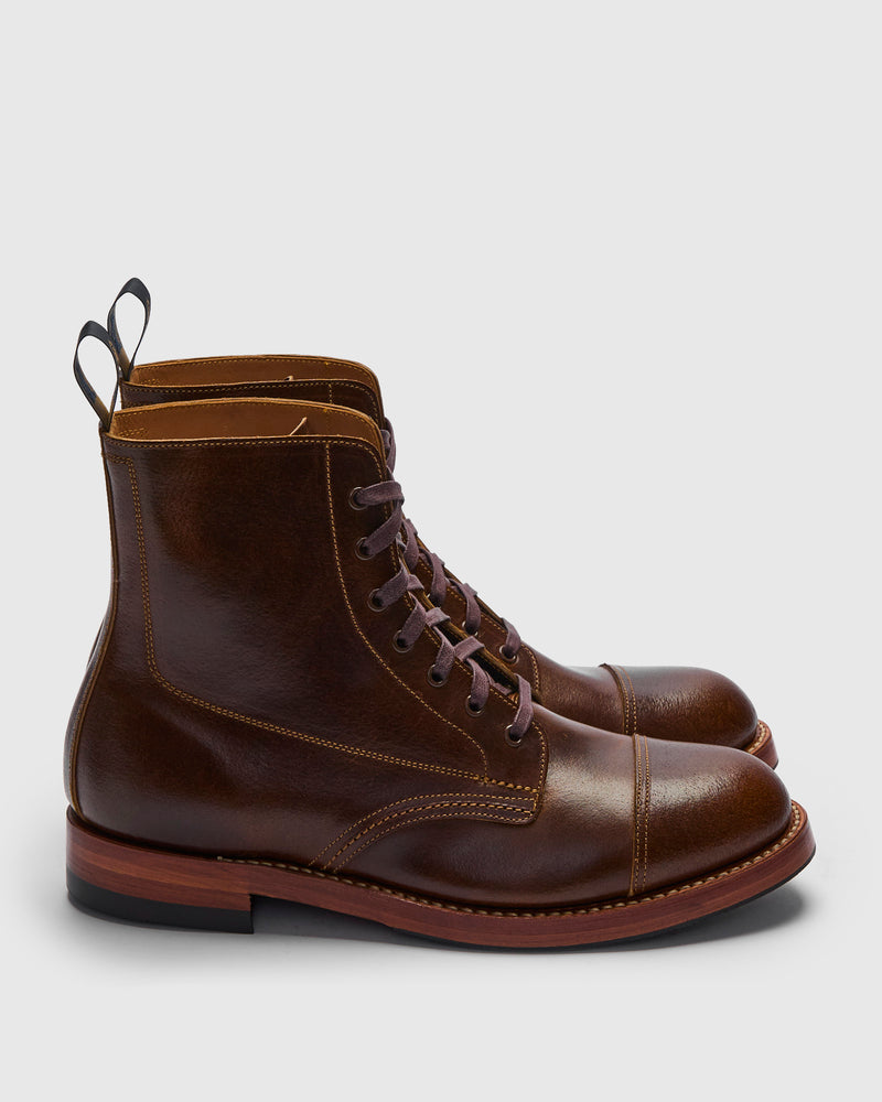 Montgomery Boot in Horween SHF Horsehide Havana
