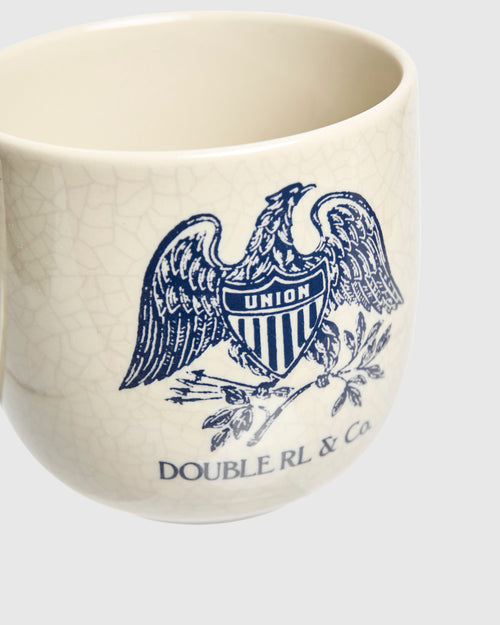 Eagle Souvenir Mug in Cream Stoneware