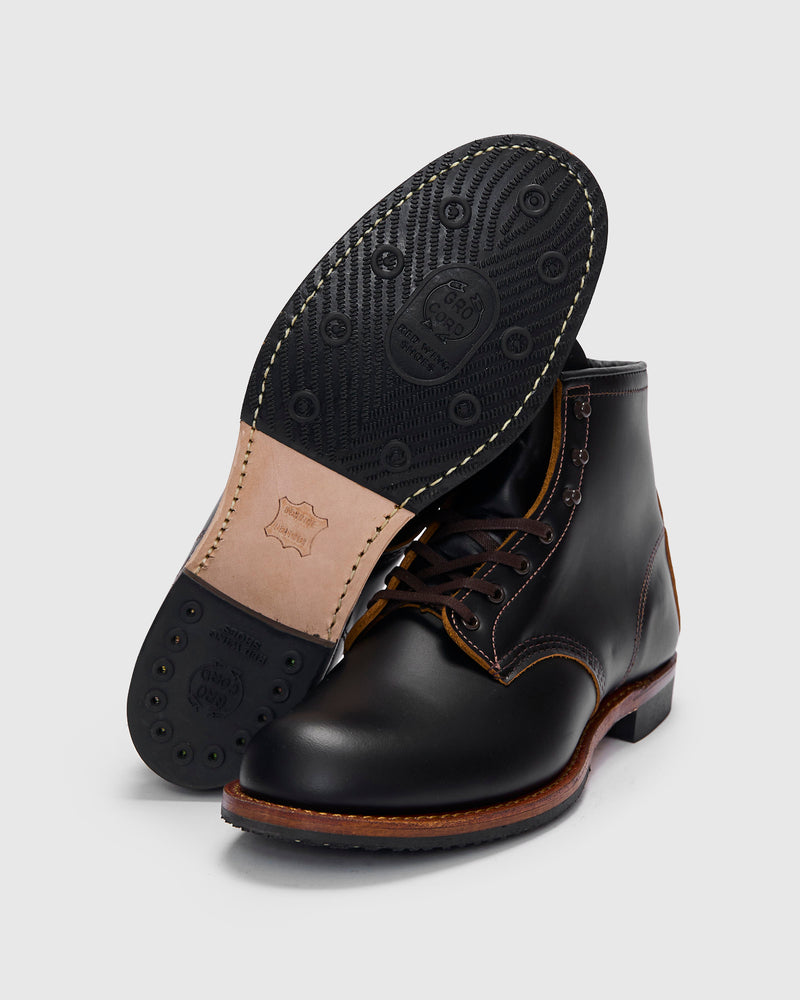 9060 Flatbox Beckman Boot in Black Klondike