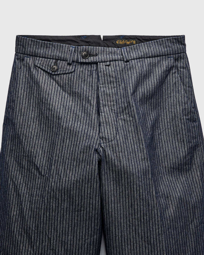 OR-1123 Tailor Work Trousers in Indigo Stripe