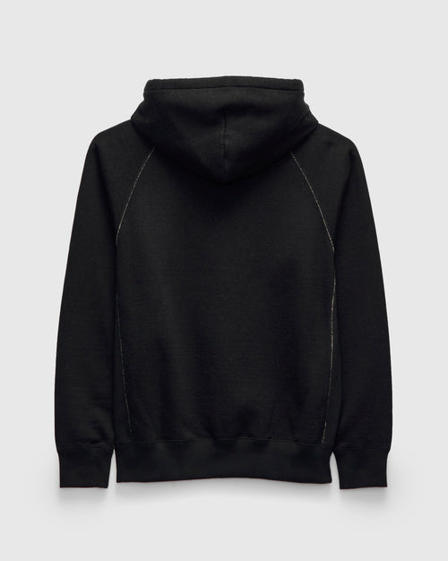 Fleeced FoxFibre® Pullover Hoodie in Black Coyote