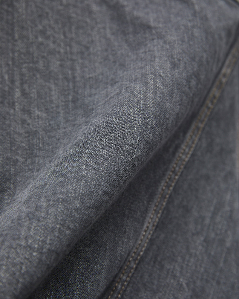 4 Pocket Denim Jacket in Medium Grey