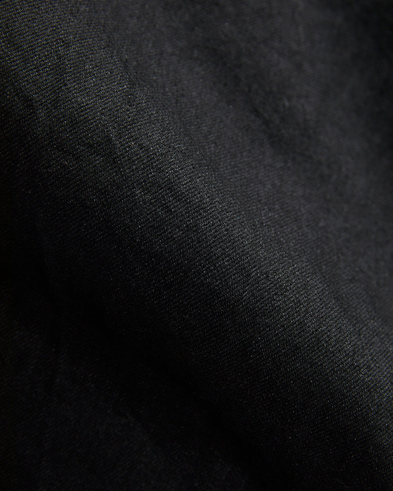 Baggy 5 Pocket Selvedge Denim Pants in Rinse Black